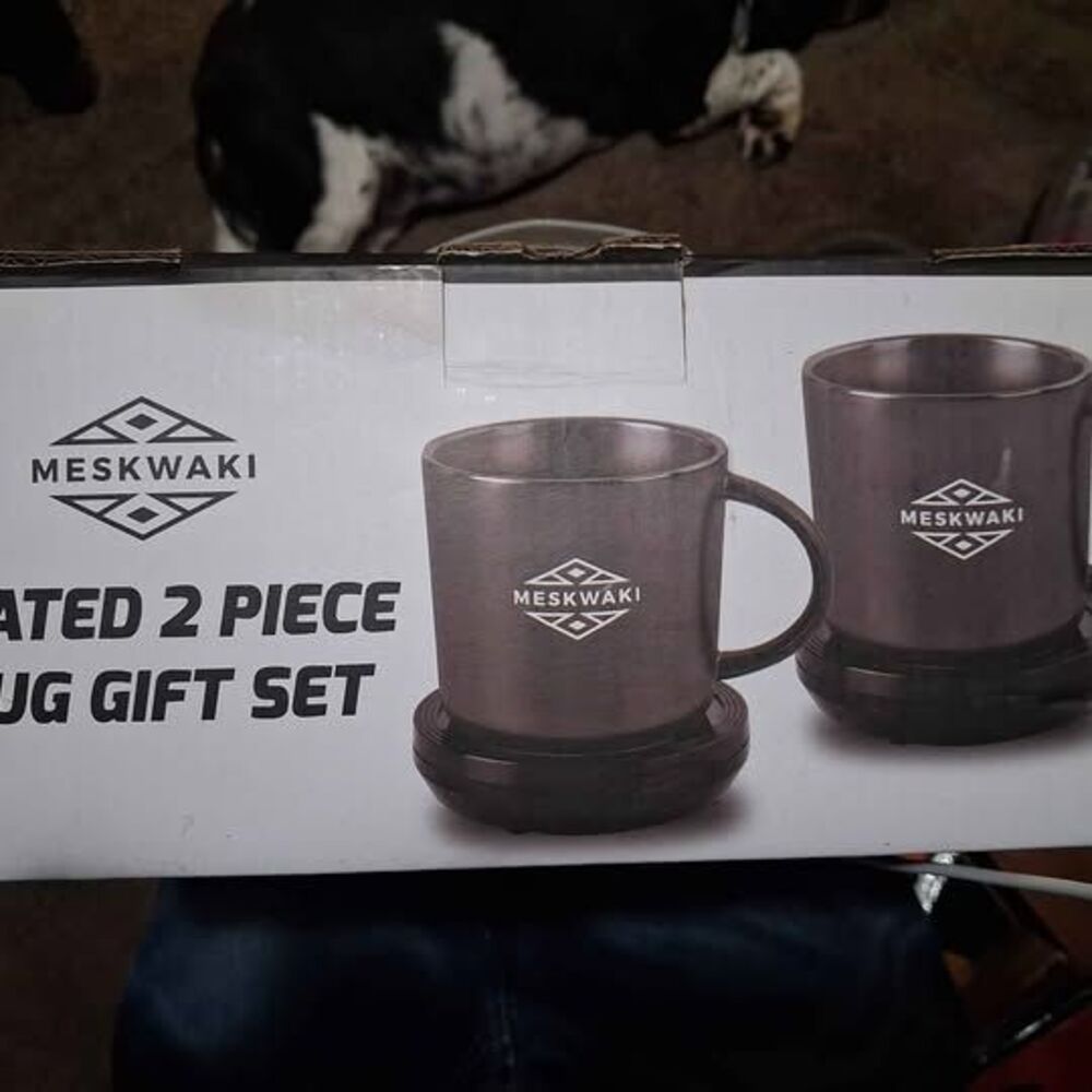 MESKWAWI Heated 2 Piece Mug Gift Set